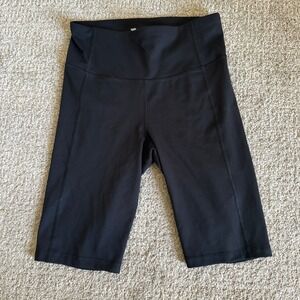 All in Motion Women's Black Bike Shorts High Rise Athletic Activewear Small